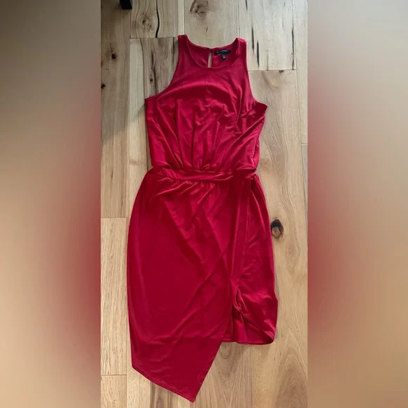 Banana Republic Red Strapless Cocktail Dress - Picture 3 of 15